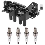 Bdfhyk 1 Ignition Coil Pack UF424 And Iridium Spark Plug 7090 Compatible.... Fixed Price $69.90.