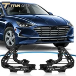 Front Fog Light Cover For 2020-2023 Hyundai Sonata Se/hybrid 2PCS Matte Black. Fixed Price $53.19.