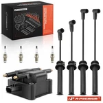 A-premium 1X Ignition Coil & 4X Iridium Spark Plugs Wires For Mini Cooper. Fixed Price $59.99.