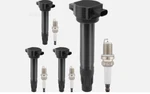 Ignition Coil Pack UF557 & Iridium Spark Plugs Set Of Replace# GN10346, 5C1644. Fixed Price $29.99.