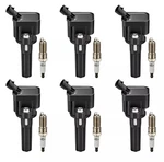 Bdfhyk Ignition Coils UF497 And Iridium Spark Plug 5019 Compatible With Gmc E.... Fixed Price $49.95.