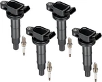 Bdfhyk Ignition Coil Pack UF333 And Iridium Spark Plug 7092 Compatible With Toyo. Fixed Price $99.55.