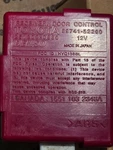 Toyota/lexus Door Control Receiver Module 89741-52200 Fits 05 Scion Xb 133994. Fixed Price $35.00.