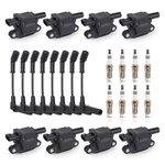 Ena Set Of 8 Ignition Coil With Platinum Spark Plug And Wire Compatible.... Fixed Price $240.52.