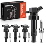 A-premium Set Of 4 Ignition Coil Pack And Iridium Spark Plugs Compatible With. Fixed Price $88.99.