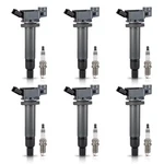 Ena Pack Of UF267 Ignition Coil 4504 Spark Plug 3.0 3.3 V6 1999 2000 2001 2.... Fixed Price $130.61.