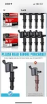 Mas Set Of 8 Platinum Spark Plug And Straight Ignition Coil Pack Compatible.... Fixed Price $95.00.