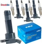 Ignition Coil Pack With Iridium Spark Plug Kia Soul FORTE5 Hyundai Tuc. Fixed Price $71.00.