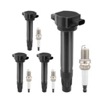 Hqpasfy Ignition Coil Pack UF557 & Iridium Spark Plugs Set Of 4 Compatible Wi.... Fixed Price $73.32.