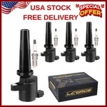 Set Of 4 Ignition Coil Pack Spark Plugs Ford Fusion Escape C-max Transit. Fixed Price $64.99.
