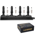 Ignition Coil Pack And Spark Plugs Fits For 1.4 Turbo Chevy Cruze Sonic Trax .... Fixed Price $94.49.