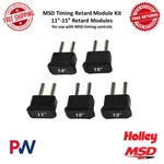 Msd 11 Deg 15 Timing Retard Module Kit Set Of Five Black Plug-in #8774. Fixed Price $89.96.