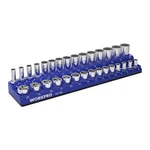Workpro Magnetic Socket Organizer, 3/8-INCH 3/8" Dr Metric, Blue. Fixed Price $25.98.