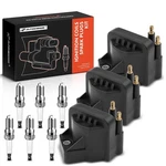 A-premium 3X (black) Ignition Coil Pack And 6X Iridium Spark Plugs.... Fixed Price $87.98.