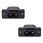 Uxcell C8 Panel Mount Adapter AC250V 2.5A Pins Iec Inlet Module Plug.... Fixed Price $9.17.
